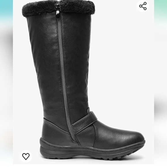 Dream Pairs women's winter fully lined faux fur boots, new without box - Picture 4 of 11